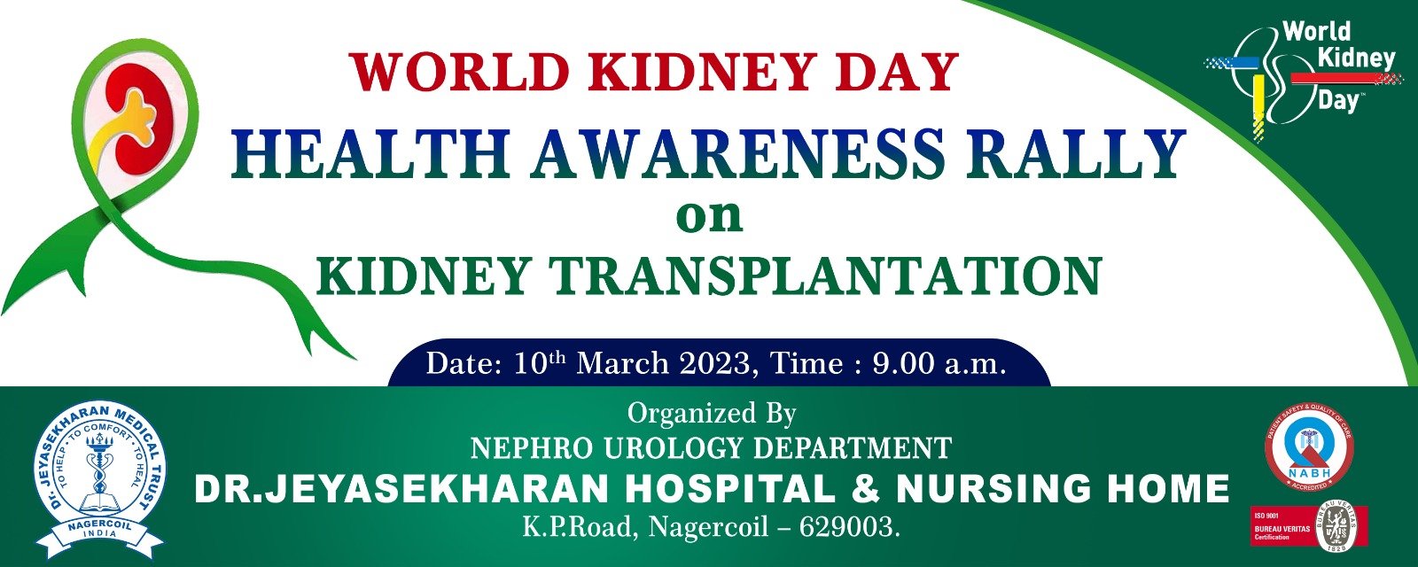 Health Awareness Rally on Kidney Transplantation