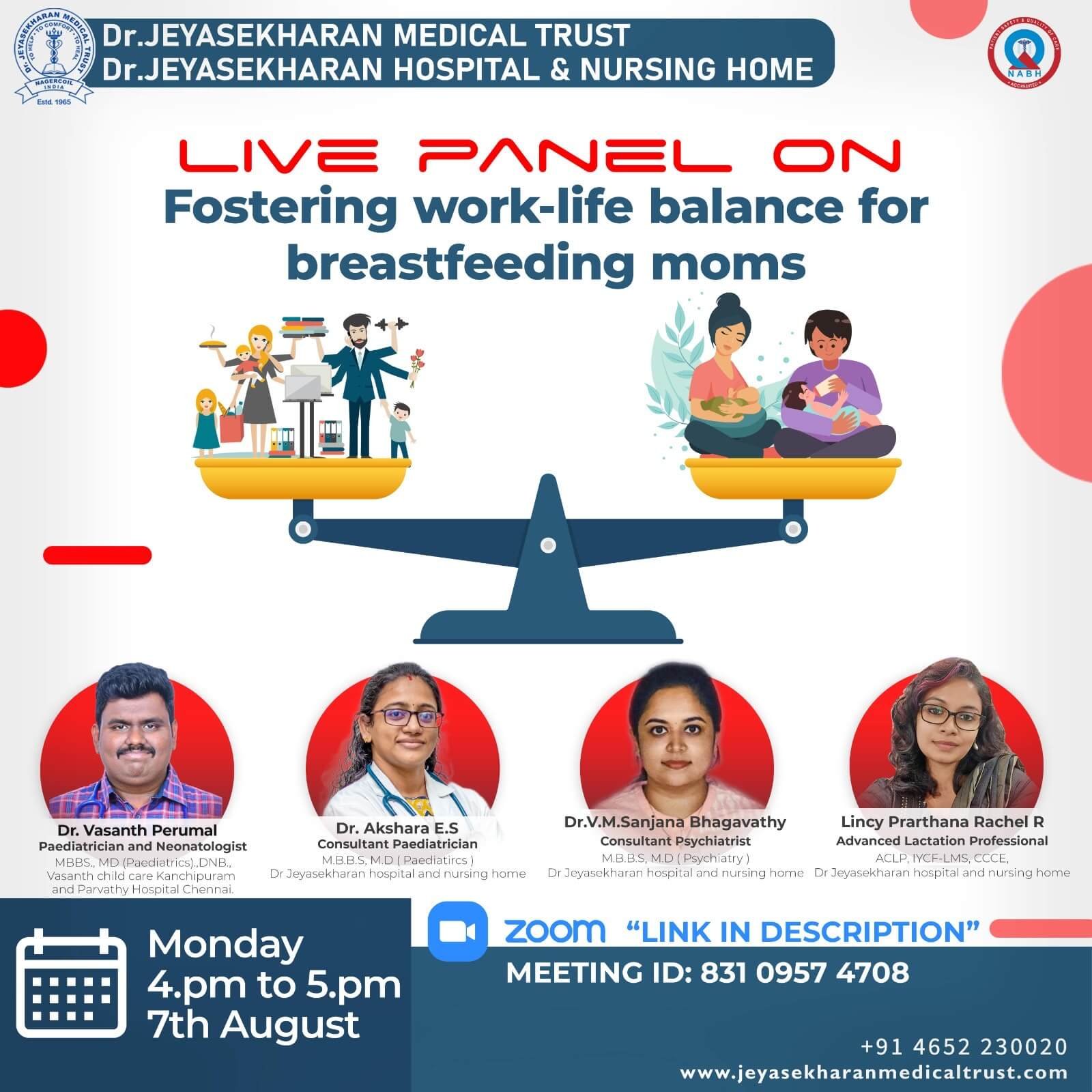 Live panel: Fostering Work-life Balance for Breastfeeding Moms
